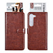 UNIQ Accessory UNIQ Accessory Galaxy S23 Book Case hoesje - Pasjeshouder voor 3 pasjes - Magneetsluiting - Hanger - Bruin UNIQ Accessory UNIQ Accessory Galaxy S23 Book Case hoesje - Pasjeshouder voor 3 pasjes - Magneetsluiting - Hanger - Bruin