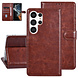 UNIQ Accessory UNIQ Accessory Galaxy S23 Ultra Book type case - Card holder for 3 cards - Magnetic closure - Brown UNIQ Accessory UNIQ Accessory Galaxy S23 Ultra Book type case - Card holder for 3 cards - Magnetic closure - Brown