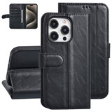 UNIQ Accessory UNIQ Accessory Étui Book Case pour iPhone 15 Pro - Porte-cartes pour 3 cartes - Fermeture magnétique - Noir UNIQ Accessory UNIQ Accessory Étui Book Case pour iPhone 15 Pro - Porte-cartes pour 3 cartes - Fermeture magnétique - Noir