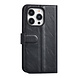 UNIQ Accessory UNIQ Accessory iPhone 15 Pro Book Case hoesje - Pasjeshouder voor 3 pasjes - Magneetsluiting - Zwart UNIQ Accessory UNIQ Accessory iPhone 15 Pro Book Case hoesje - Pasjeshouder voor 3 pasjes - Magneetsluiting - Zwart