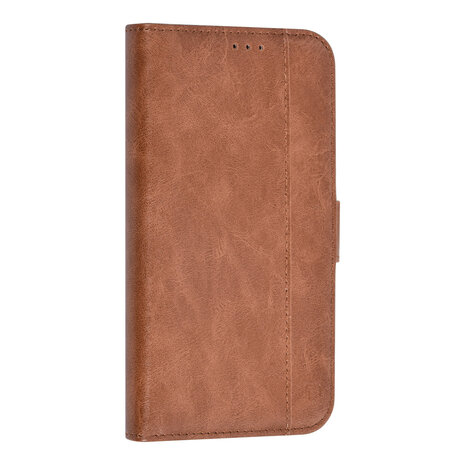 UNIQ Accessory UNIQ Accessory iPhone 15 Pro Book Case hoesje - Pasjeshouder voor 3 pasjes - Magneetsluiting - LichtBruin UNIQ Accessory UNIQ Accessory iPhone 15 Pro Book Case hoesje - Pasjeshouder voor 3 pasjes - Magneetsluiting - LichtBruin
