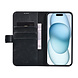 UNIQ Accessory UNIQ Accessory iPhone 15 & 14 Plus Book Case hoesje - Pasjeshouder voor 3 pasjes - Magneetsluiting - Zwart UNIQ Accessory UNIQ Accessory iPhone 15 & 14 Plus Book Case hoesje - Pasjeshouder voor 3 pasjes - Magneetsluiting - Zwart