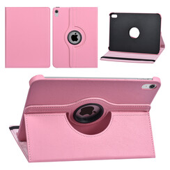 Apple iPad 10.9 (2022) & Apple iPad 11 (2025) Book Case Tablet - 360 degrees rotatable - Pink