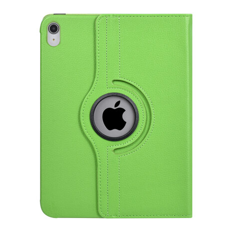 Apple iPad 10.9 (2022) & Apple iPad 11 (2025) Book Case Tablet - 360 degrees rotatable - Green Apple iPad 10.9 (2022) & Apple iPad 11 (2025) Book Case Tablet - 360 degrees rotatable - Green