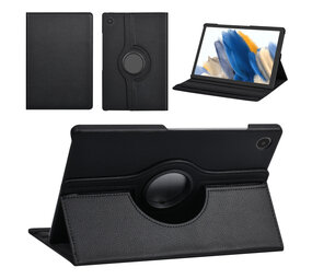 Samsung Tab A8 10.5 2022 Book Case Tablet - 360 Graden Draaibaar - Black Samsung Tab A8 10.5 2022 Book Case Tablet - 360 Graden Draaibaar - Black