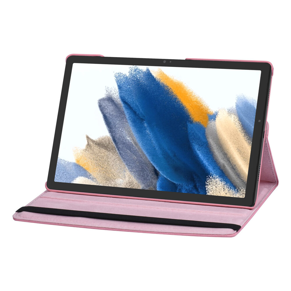 Samsung Tab A8 10.5 2022 Book Case Tablet hoesje - 360 Graden Draaibaar - Roze Samsung Tab A8 10.5 2022 Book Case Tablet hoesje - 360 Graden Draaibaar - Roze