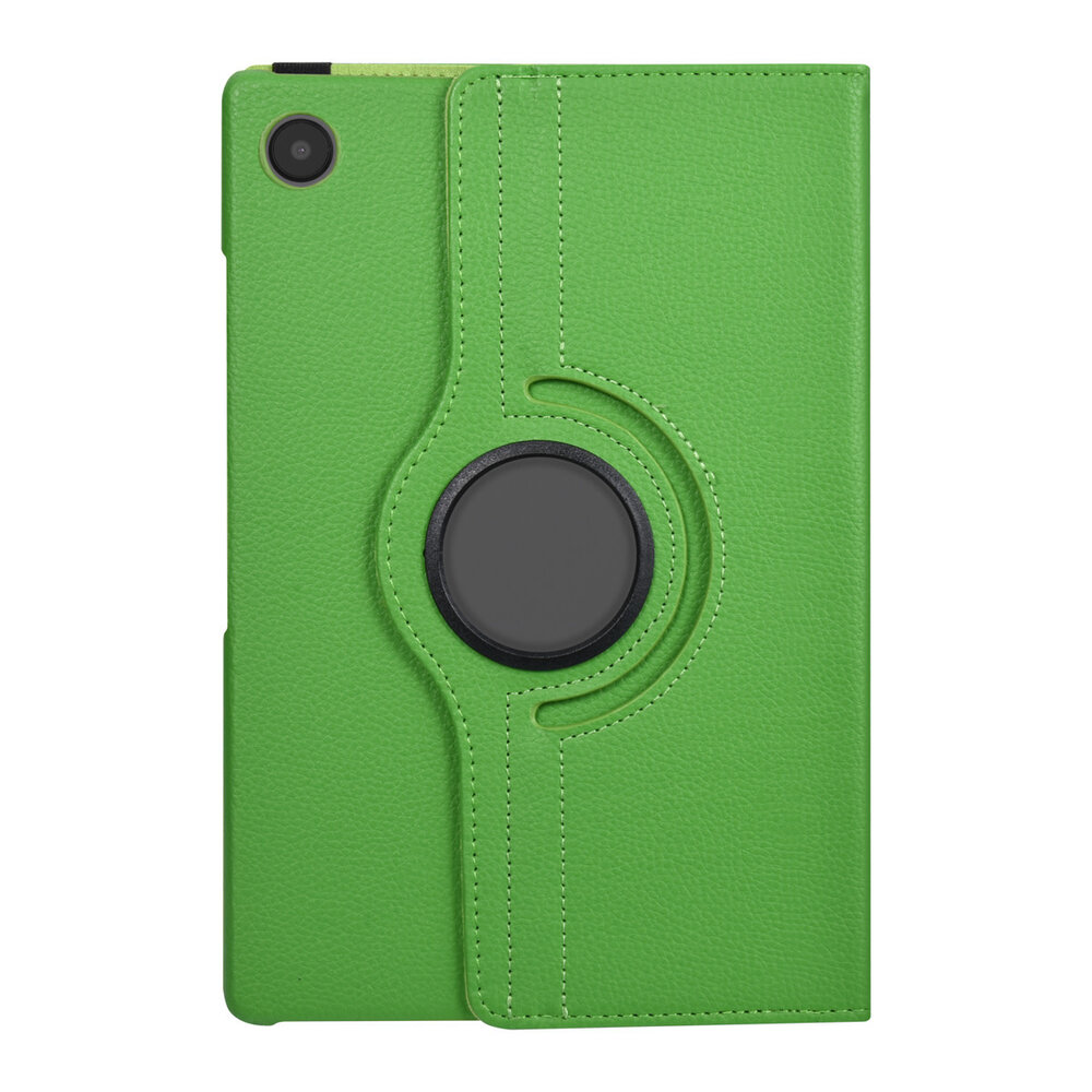 Samsung Tab A8 10.5 2022 Book Case Tablet hoesje - 360 Graden Draaibaar - Groen Samsung Tab A8 10.5 2022 Book Case Tablet hoesje - 360 Graden Draaibaar - Groen