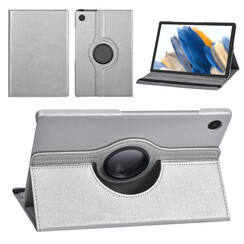 Samsung Tab A8 10.5 2022 Book Case Tablet hoesje - 360 Graden Draaibaar - Zilver