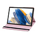 Samsung Tab A8 10.5 2022 Book Case Tablet - 360 Graden Draaibaar - Rose Gold Samsung Tab A8 10.5 2022 Book Case Tablet - 360 Graden Draaibaar - Rose Gold