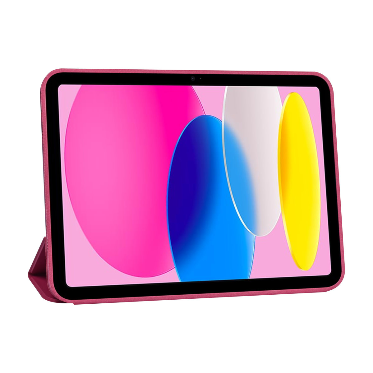 Apple iPad 10.9 (2022) Book Case Tablet hoesje - Smart Case - Felroze, foto 5 van 5