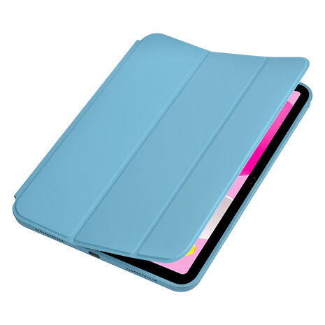 Apple iPad 10.9 (2022) & Apple iPad 11 (2025) Tablet Housse - Smart Case - Bleu clair Apple iPad 10.9 (2022) & Apple iPad 11 (2025) Tablet Housse - Smart Case - Bleu clair