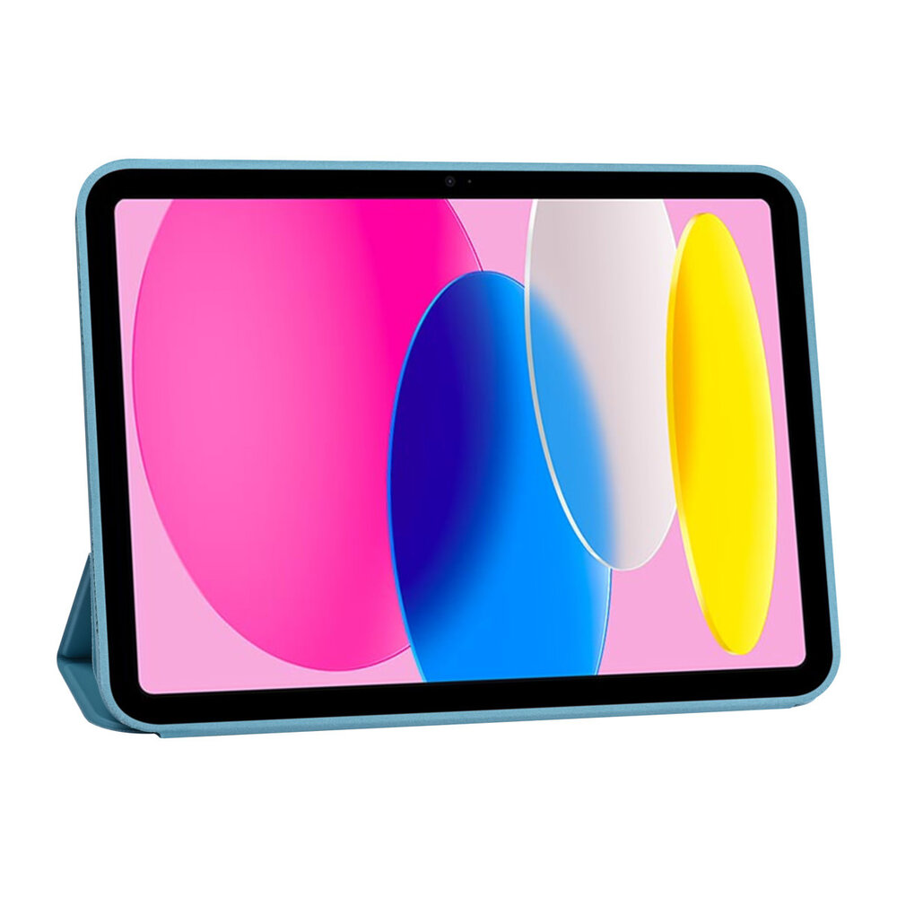 Apple iPad 10.9 (2022) & Apple iPad 11 (2025) Tablet Housse - Smart Case - Bleu clair Apple iPad 10.9 (2022) & Apple iPad 11 (2025) Tablet Housse - Smart Case - Bleu clair
