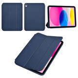 Apple iPad 10.9 (2022) & Apple iPad 11 (2025) Book Case Tablet - Smart Case - Dark Blue