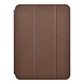 Apple iPad 10.9 (2022) & Apple iPad 11 (2025) Tablet Housse - Smart Case - Marron foncé Apple iPad 10.9 (2022) & Apple iPad 11 (2025) Tablet Housse - Smart Case - Marron foncé