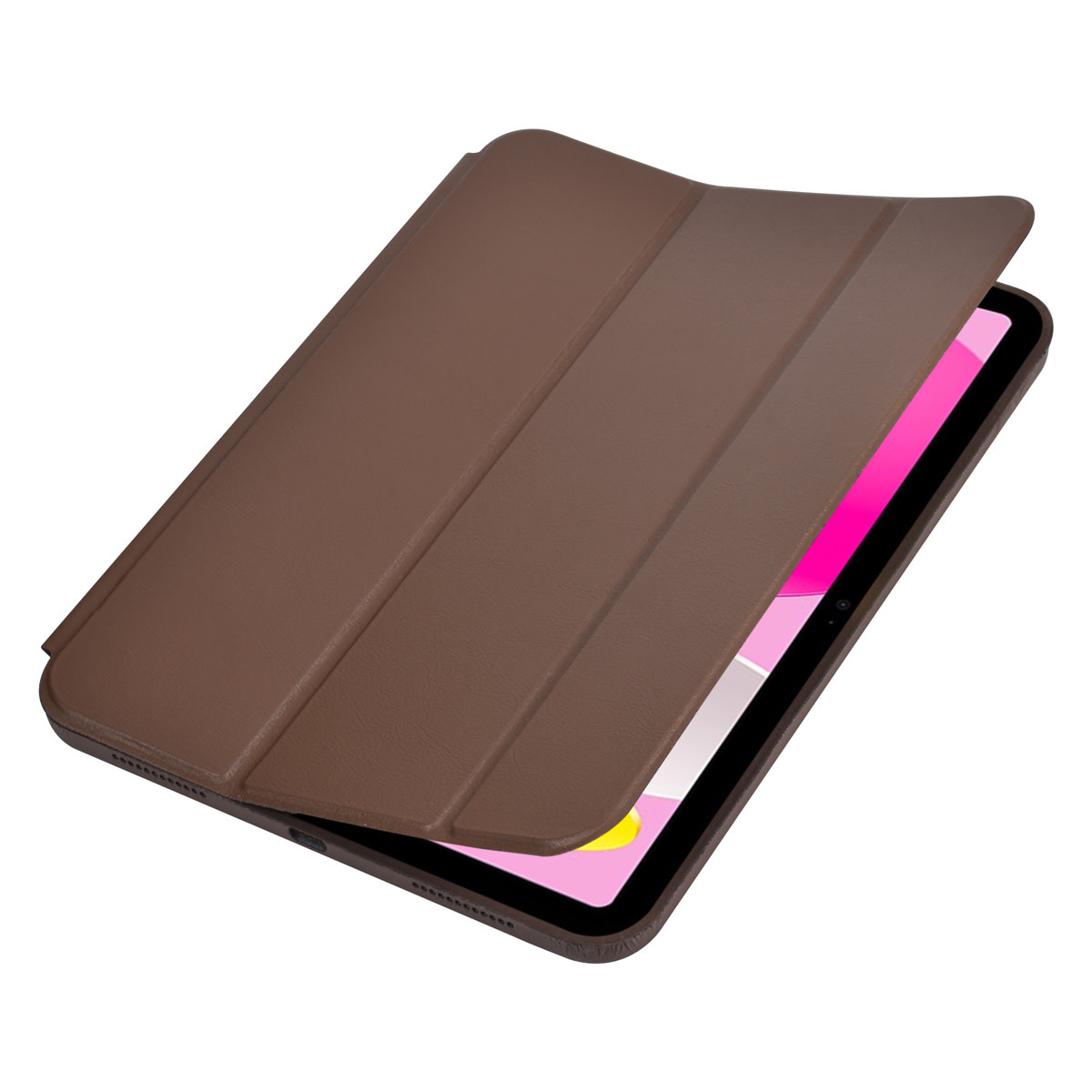 Apple iPad 10.9 (2022) Book Case Tablet hoesje - Smart Case - DonkerBruin, foto 4 van 5