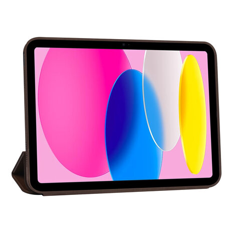 Apple iPad 10.9 (2022) & Apple iPad 11 (2025) Book Case Tablet - Smart Case - Dark Brown Apple iPad 10.9 (2022) & Apple iPad 11 (2025) Book Case Tablet - Smart Case - Dark Brown