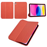 Apple iPad 10.9 (2022) & Apple iPad 11 (2025) Book Case Tablet - Smart Case - Red