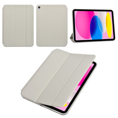 Apple iPad 10.9 (2022) & Apple iPad 11 (2025) Book Case Tablet - Smart Case - Grey