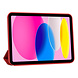 Apple iPad 10.9 (2022) Tablet Housse - Smart Case - Rouge Apple iPad 10.9 (2022) Tablet Housse - Smart Case - Rouge