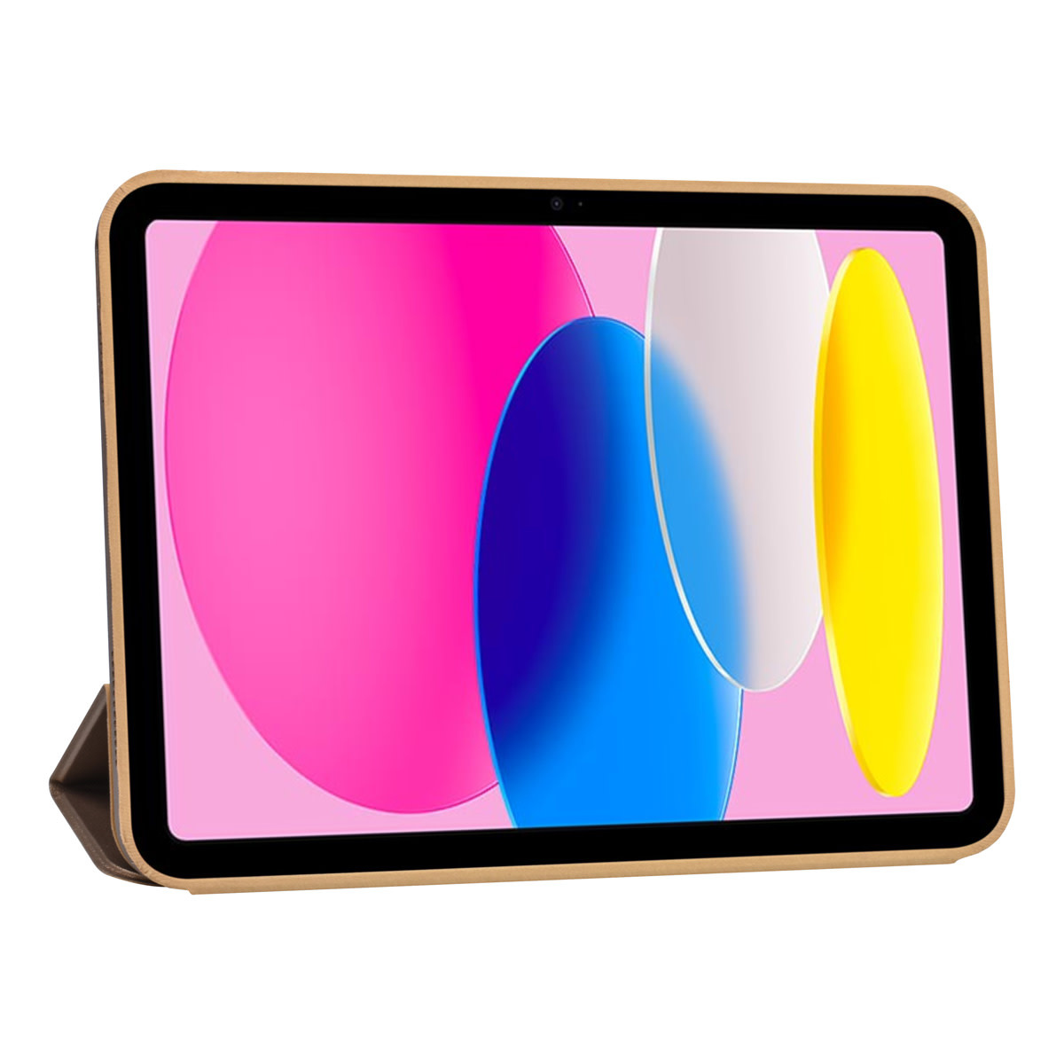 Apple iPad 10.9 (2022) Book Case Tablet hoesje - Smart Case - Goud, foto 5 van 5