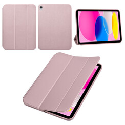 Apple iPad 10.9 (2022) Book Case Tablet hoesje - Smart Case - Rose Gold