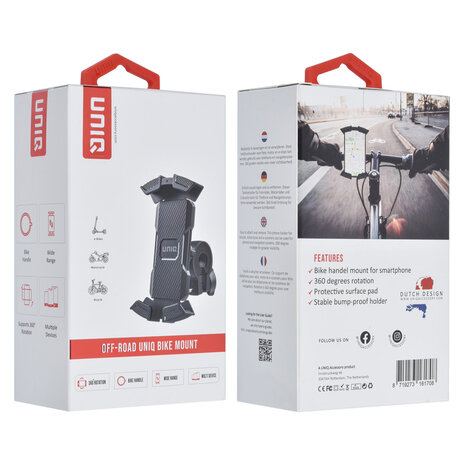 UNIQ Accessory UNIQ Accessory Shockproof Bicycle Holder - 360 degree rotatable - Black UNIQ Accessory UNIQ Accessory Shockproof Bicycle Holder - 360 degree rotatable - Black