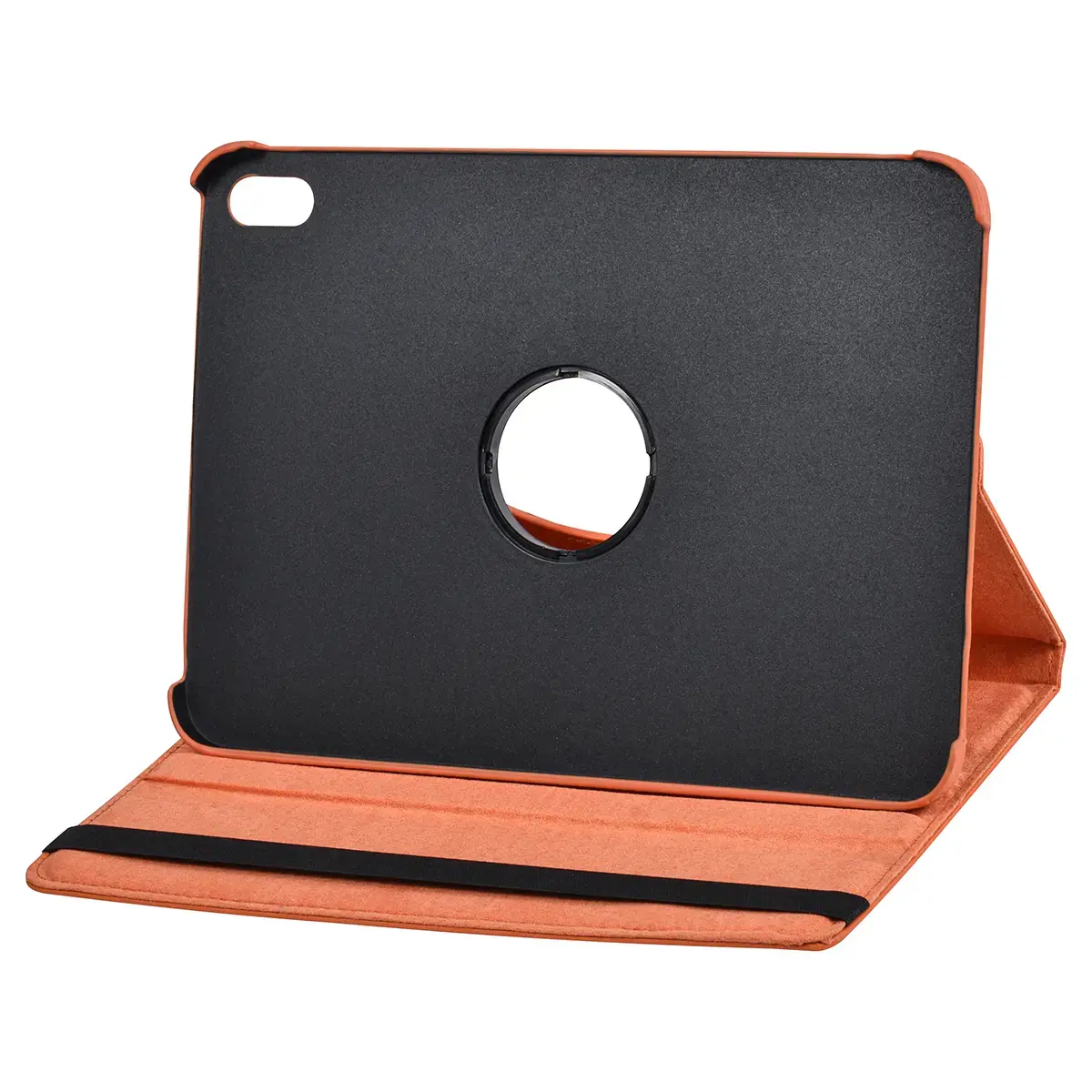 Apple iPad 10.9 (2022) Book Case Tablet hoesje - 360 Graden Draaibaar - Oranje, foto 3 van 4