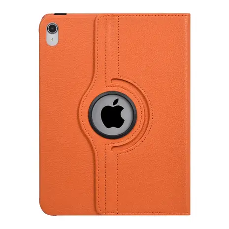 Apple iPad 10.9 (2022) & Apple iPad 11 (2025) Tablet Housse - 360 degrés rotatif - Orange Apple iPad 10.9 (2022) & Apple iPad 11 (2025) Tablet Housse - 360 degrés rotatif - Orange