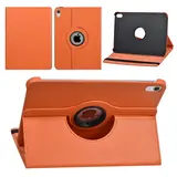Apple iPad 10.9 (2022) & Apple iPad 11 (2025) Tablet Housse - 360 degrés rotatif - Orange