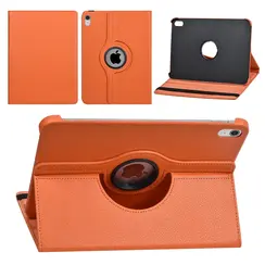 Apple iPad 10.9 (2022) Book Case Tablet hoesje - 360 Graden Draaibaar - Oranje