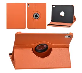 Apple iPad 10.9 (2022) & Apple iPad 11 (2025) Bücherregal Tablet-Hülle - 360 Graden Draaibaar - Orange Apple iPad 10.9 (2022) & Apple iPad 11 (2025) Bücherregal Tablet-Hülle - 360 Graden Draaibaar - Orange