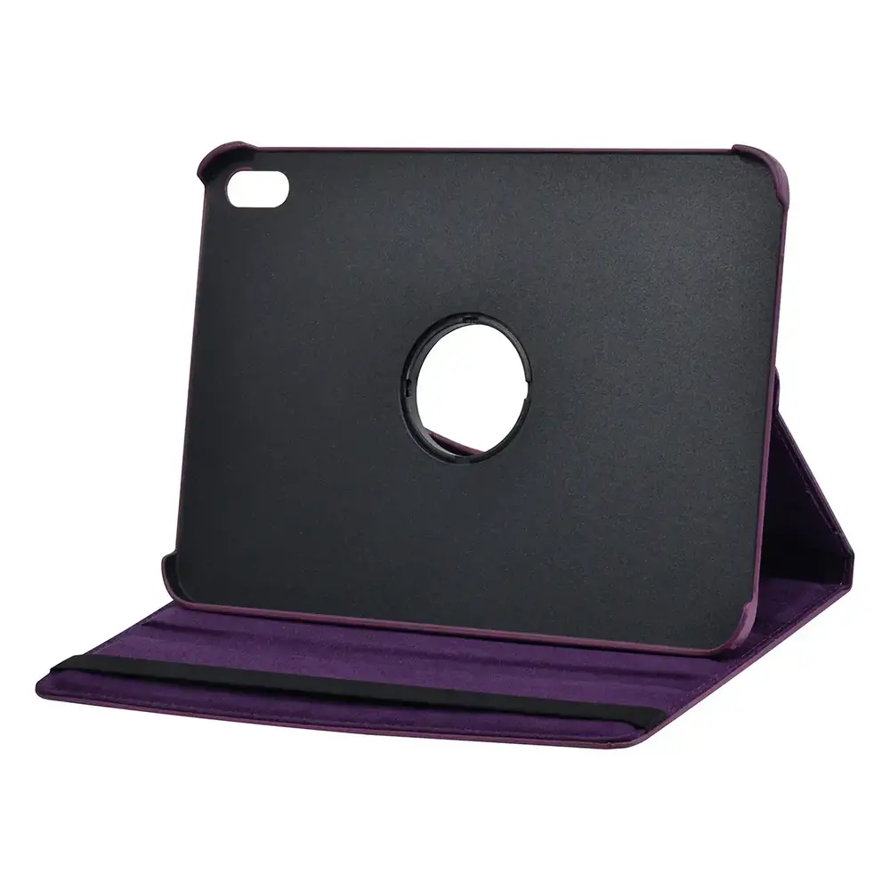 Apple iPad 10.9 (2022) & Apple iPad 11 (2025) Book Case Tablet - 360 degrees rotatable - Purple Apple iPad 10.9 (2022) & Apple iPad 11 (2025) Book Case Tablet - 360 degrees rotatable - Purple