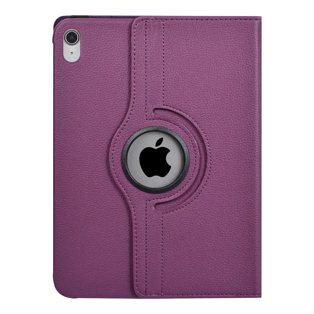 Apple iPad 10.9 (2022) & Apple iPad 11 (2025) Book Case Tablet - 360 degrees rotatable - Purple Apple iPad 10.9 (2022) & Apple iPad 11 (2025) Book Case Tablet - 360 degrees rotatable - Purple