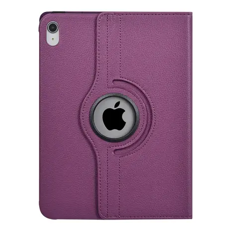 Apple iPad 10.9 (2022) & Apple iPad 11 (2025) Book Case Tablet - 360 degrees rotatable - Purple Apple iPad 10.9 (2022) & Apple iPad 11 (2025) Book Case Tablet - 360 degrees rotatable - Purple