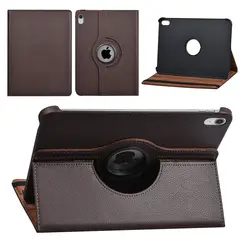 Apple iPad 10.9 (2022) & Apple iPad 11 (2025) Book Case Tablet - 360 degrees rotatable - Brown