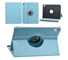 Apple iPad 10.9 (2022) & Apple iPad 11 (2025) Book Case Tablet - 360 degrees rotatable - Light Blue Apple iPad 10.9 (2022) & Apple iPad 11 (2025) Book Case Tablet - 360 degrees rotatable - Light Blue