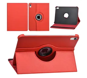 Apple iPad 10.9 (2022) & Apple iPad 11 (2025) Bücherregal Tablet-Hülle - 360 Graden Draaibaar - Rot Apple iPad 10.9 (2022) & Apple iPad 11 (2025) Bücherregal Tablet-Hülle - 360 Graden Draaibaar - Rot
