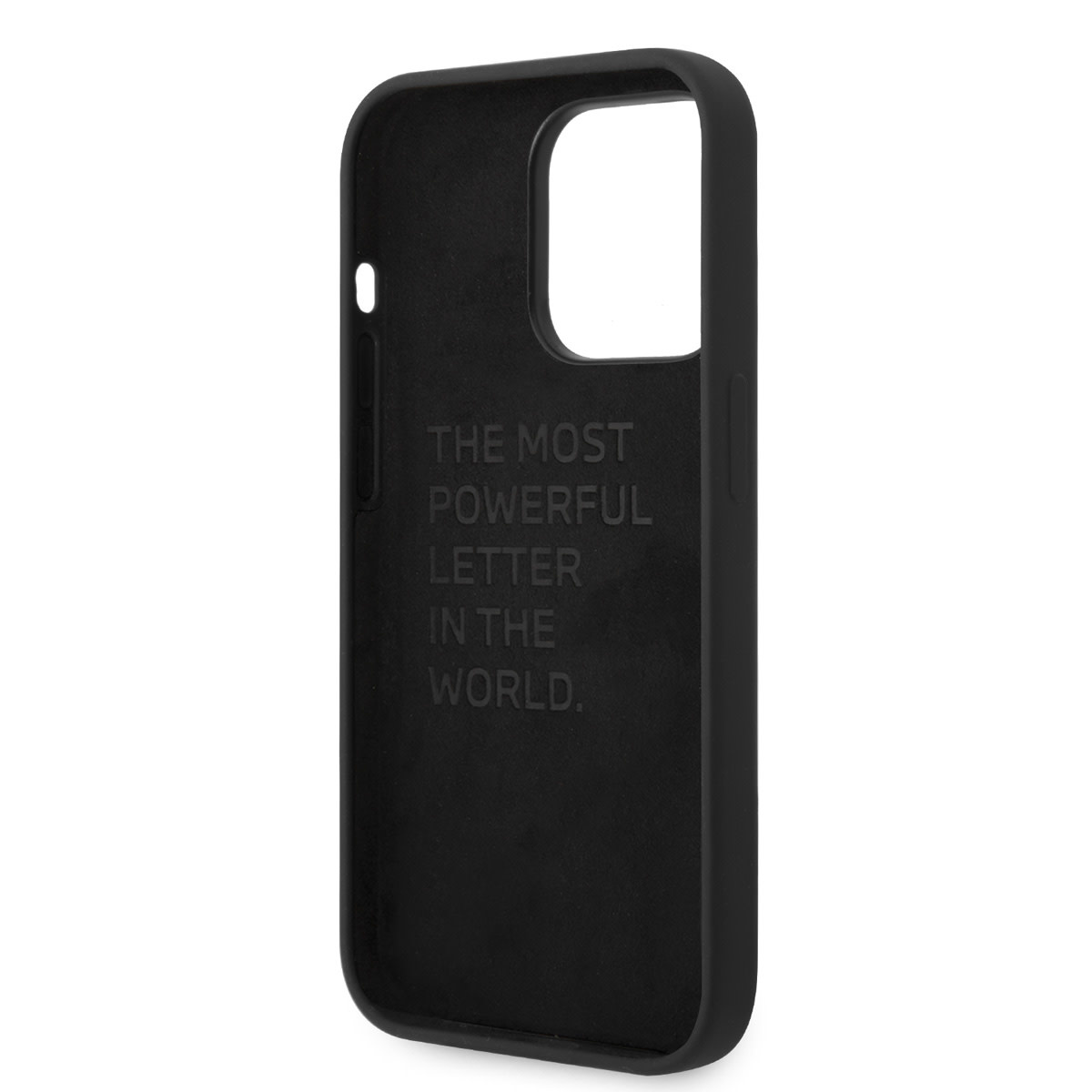 BMW BMW iPhone 15 Pro Hardcase hoesje - Silicone Pattern - Zwart, foto 6 van 6