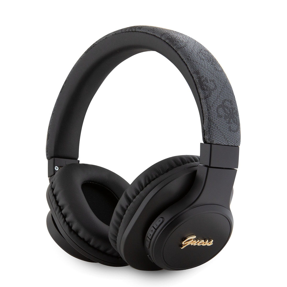 Guess Guess Bluetooth Headphones - Tone on tone script - Zwart