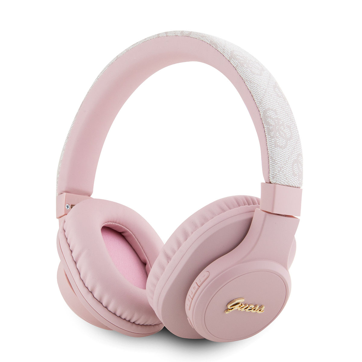 Guess Guess Bluetooth Headphones - Tone on tone script - Roze