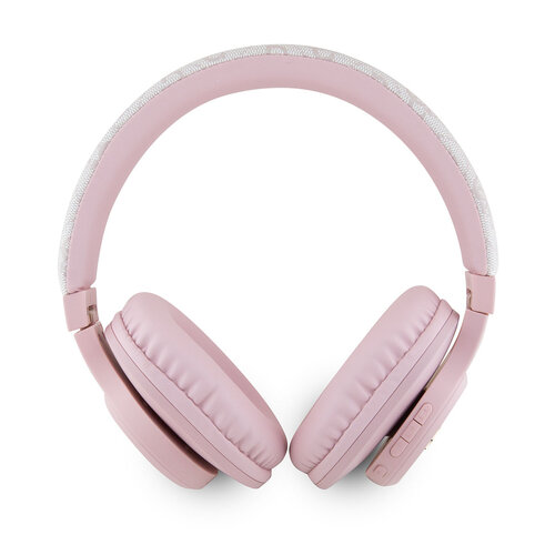 Guess Guess Bluetooth Headphones - Tone on tone script - Rosa