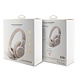 Guess Guess Bluetooth Headphones - Tone on tone script - Roze Guess Guess Bluetooth Headphones - Tone on tone script - Roze