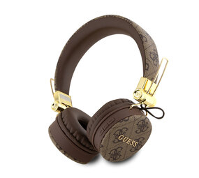 Guess Guess Bluetooth Headphones - 4G with Round Shape - Marron Guess Guess Bluetooth Headphones - 4G with Round Shape - Marron