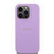 Guess Guess iPhone 15 Pro Hardcase - Saffiano - Purple Guess Guess iPhone 15 Pro Hardcase - Saffiano - Purple