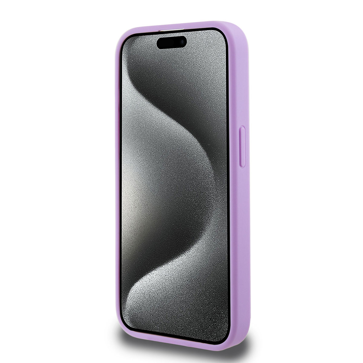 Guess Guess iPhone 15 Pro Hardcase Backcover Saffiano - Paars, foto 4 van 6