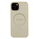Guess Guess iPhone 15 & 14 Plus Hardcase Backcover Saffiano - Beige Guess Guess iPhone 15 & 14 Plus Hardcase Backcover Saffiano - Beige
