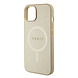 Guess Guess iPhone 15 & 14 Plus Hardcase - Saffiano - Beige Guess Guess iPhone 15 & 14 Plus Hardcase - Saffiano - Beige