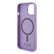 Guess Guess iPhone 15 Hardcase-Rückseite - Saffiano - Lila Guess Guess iPhone 15 Hardcase-Rückseite - Saffiano - Lila