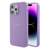 Guess Guess iPhone 15 Pro Max Hardcase-Rückseite - Saffiano - Lila Guess Guess iPhone 15 Pro Max Hardcase-Rückseite - Saffiano - Lila