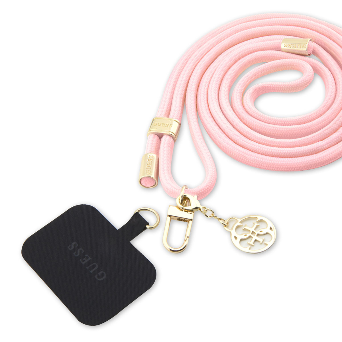 Guess Guess Tether Patch Phone Straps - Universal Cord - Pink